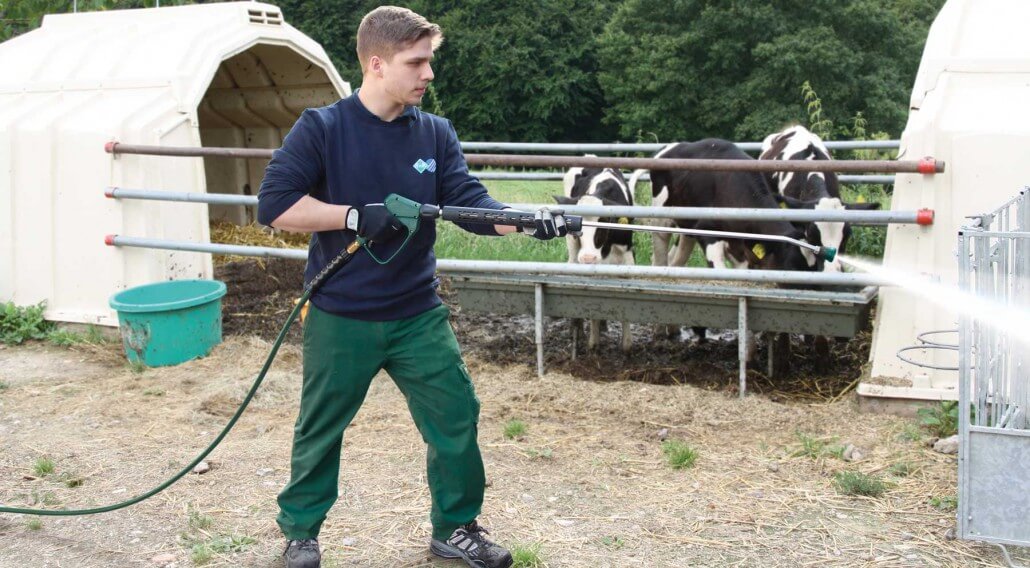 Nettoyage haute pression agricole